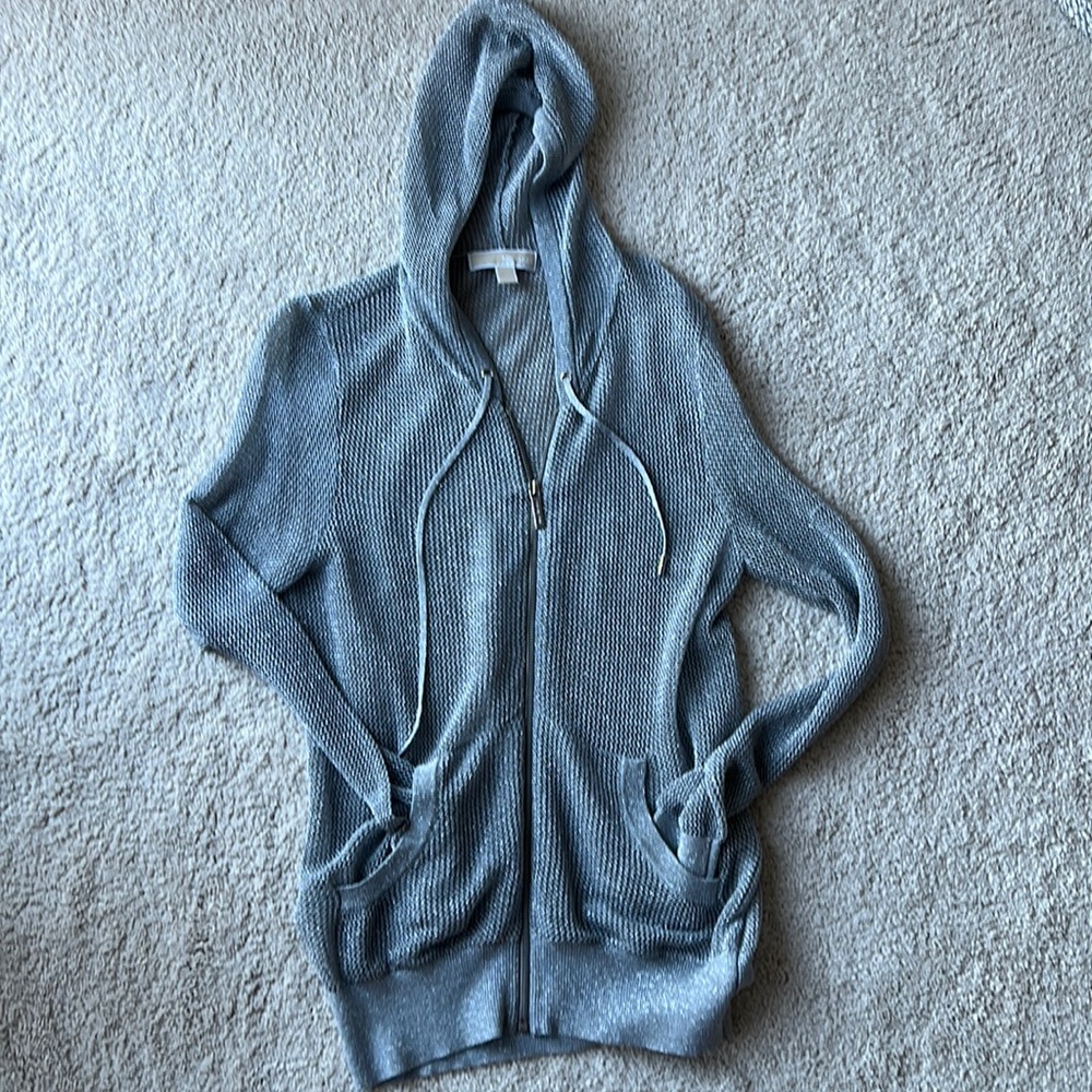 Silver mesh Michael Kora zip up